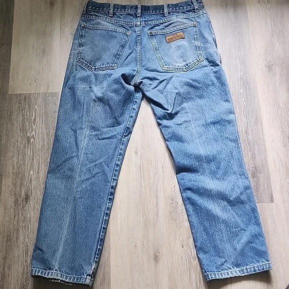 Vintage Schaefer Outfitter Ranch Hand Denim Jeans Classic Relaxed Fit Sz 35×38 - Picture 8 of 11